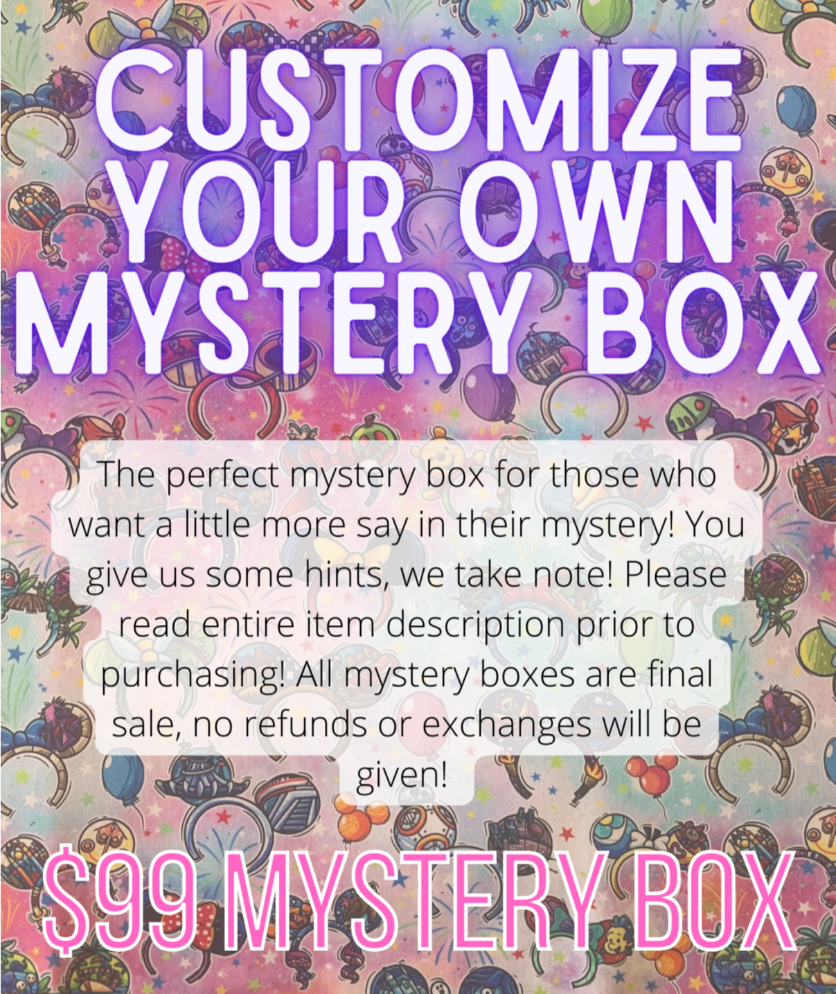 Customize Your Own Mystery Box