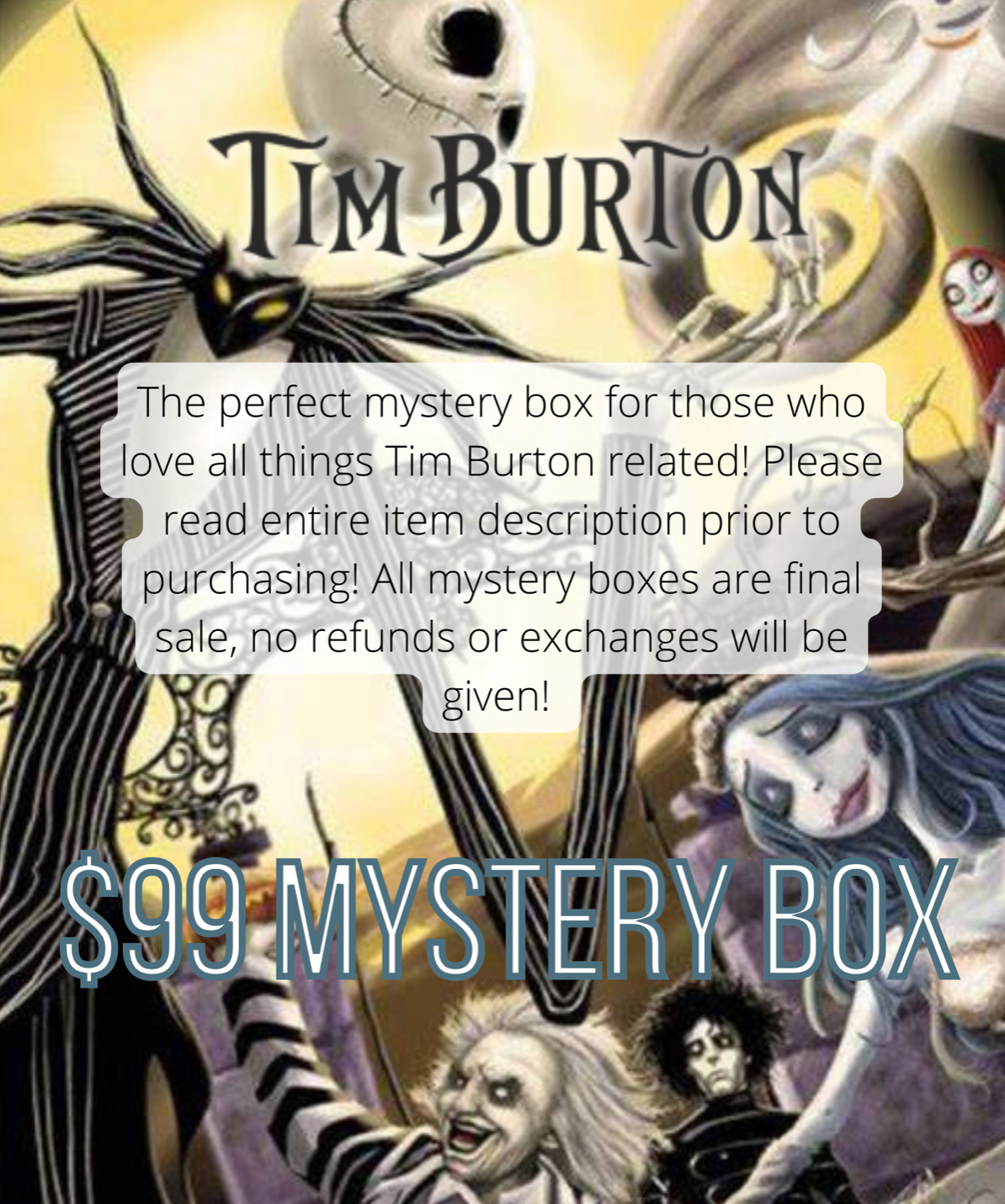 Tim Burton Mystery Box