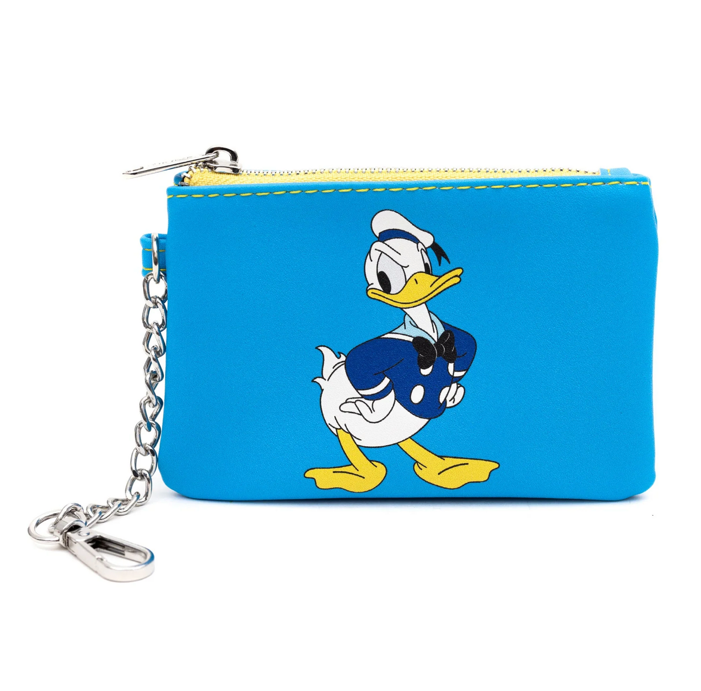 Disney Donald Duck ID Card Holder Wallet Keychain